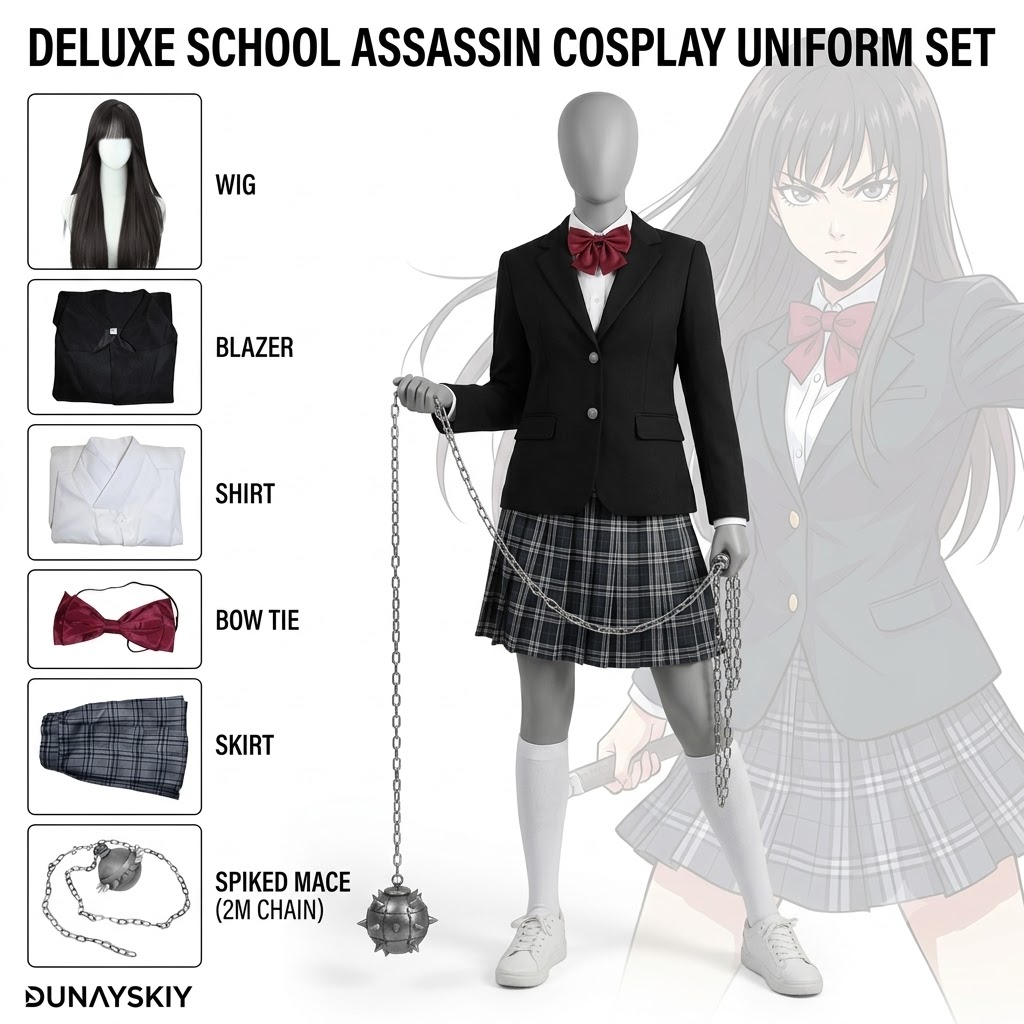 Formal Skirt - Jupe noire Gogo Yubari JK, uniforme