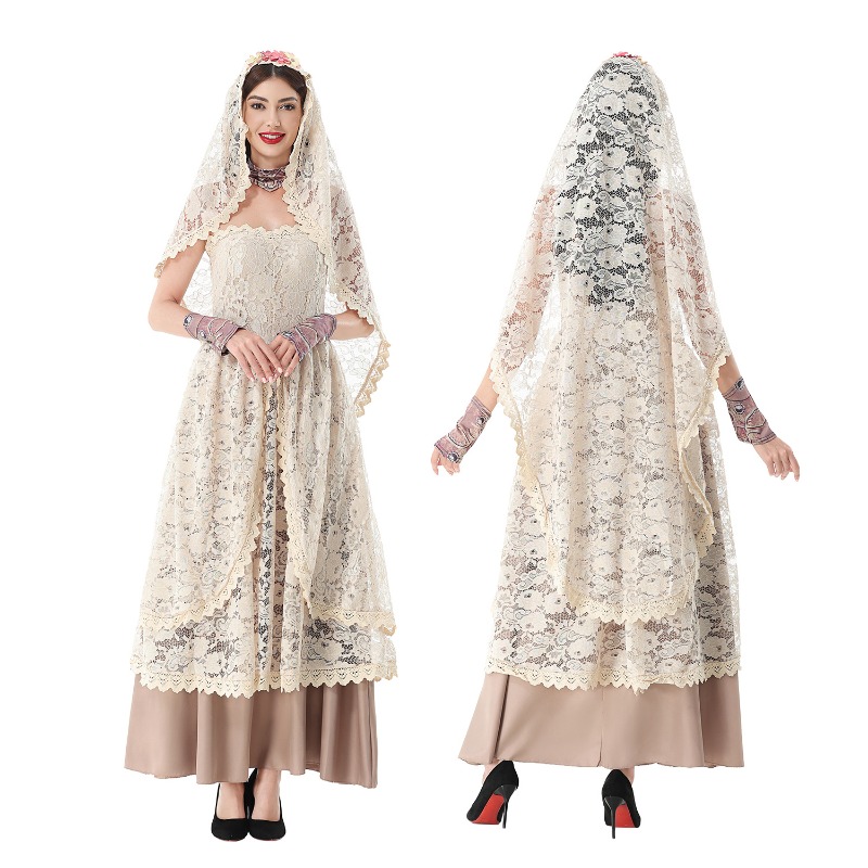 Wedding Dress - Robe longue vintage en dentelle pour