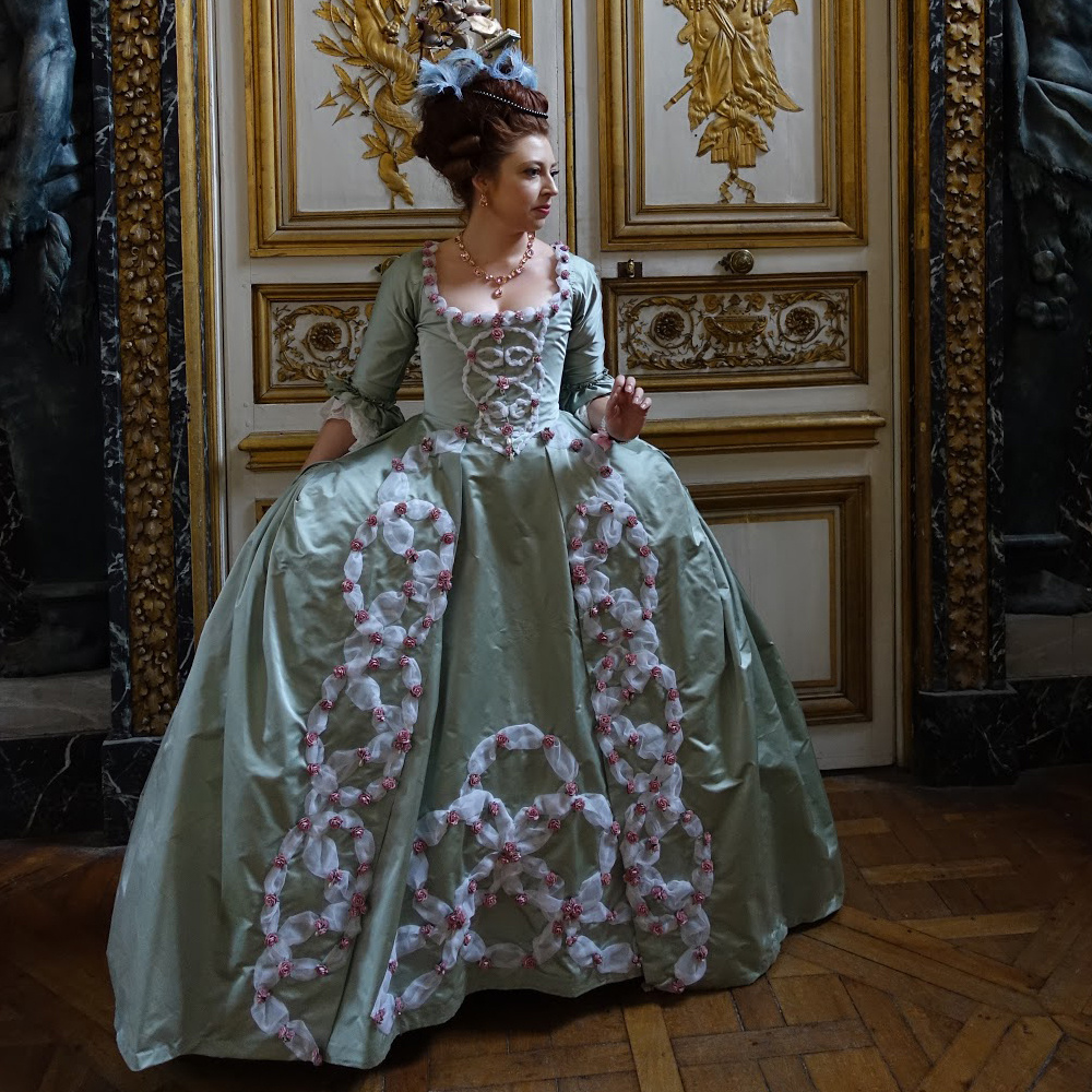 Evening Gown - Robe à la française, style rococo,