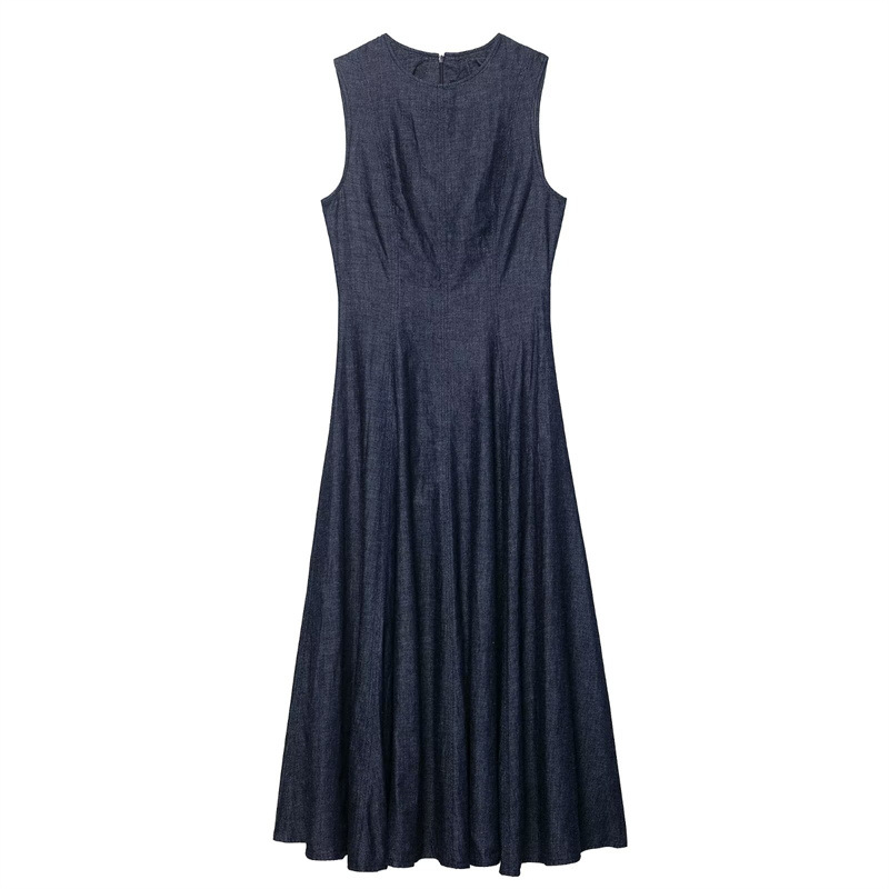 Nouvelle robe mi-longue en den - Midi Dress avis et prix