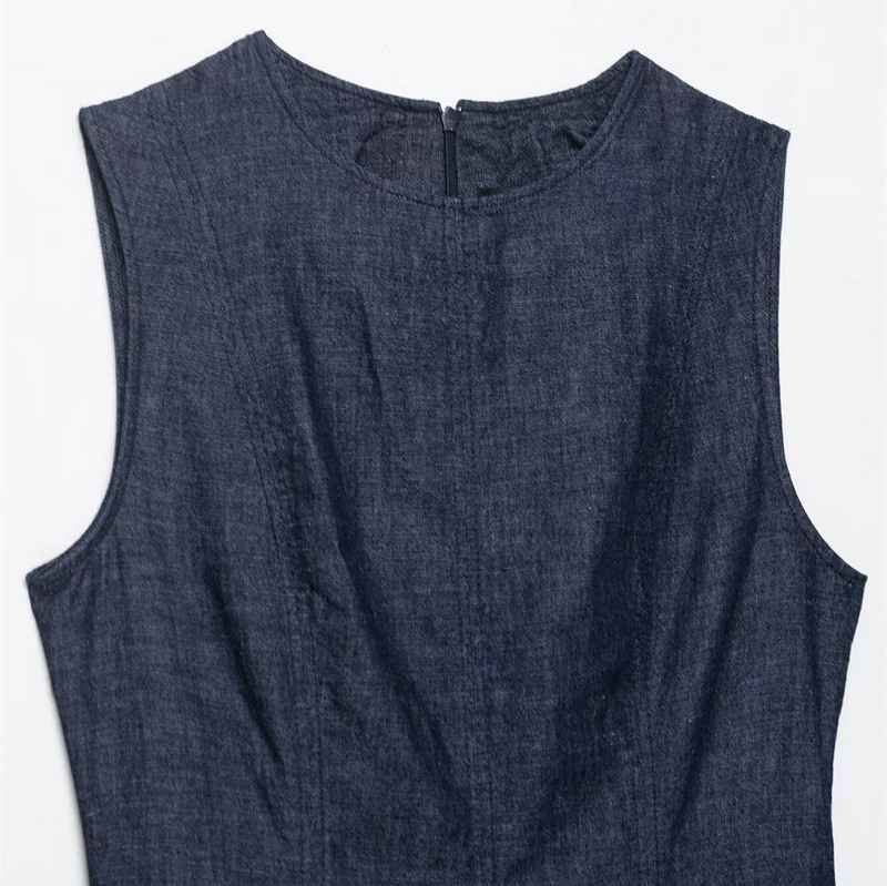 Nouvelle robe mi-longue en den - Midi Dress avis et prix