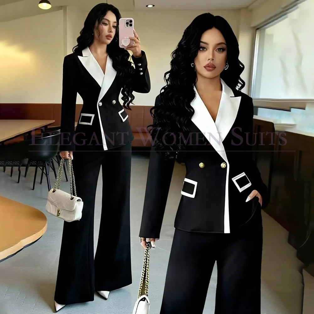 Costumes de luxe noirs pour fe - Womens Blazer avis et prix