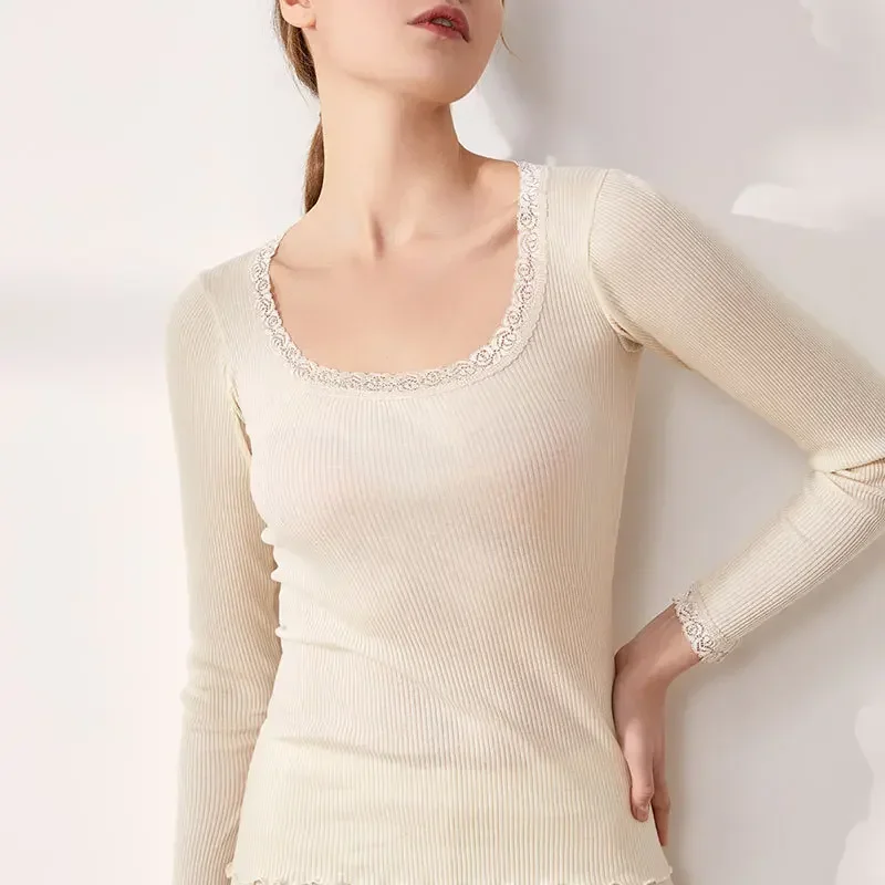 Sous-vêtements chauds en soie  - Silk Blouse avis et prix