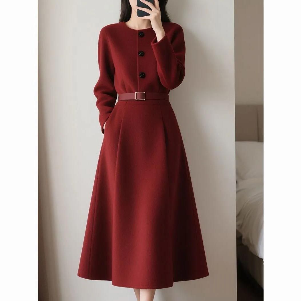 Robe longue à manches longues  - Women'S Red Formal Wear avis et prix