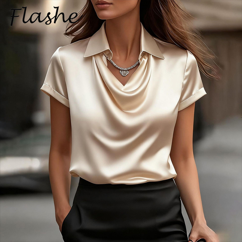 Chemise en Satin pour femmes e - Silk Blouse avis et prix